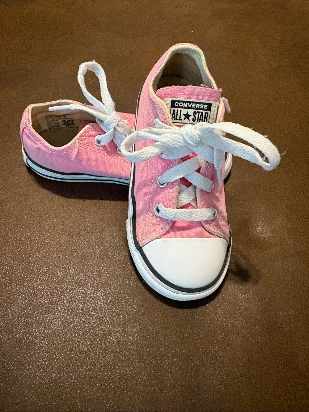 Converse Kids Pink Low-Top All Star Sneakers